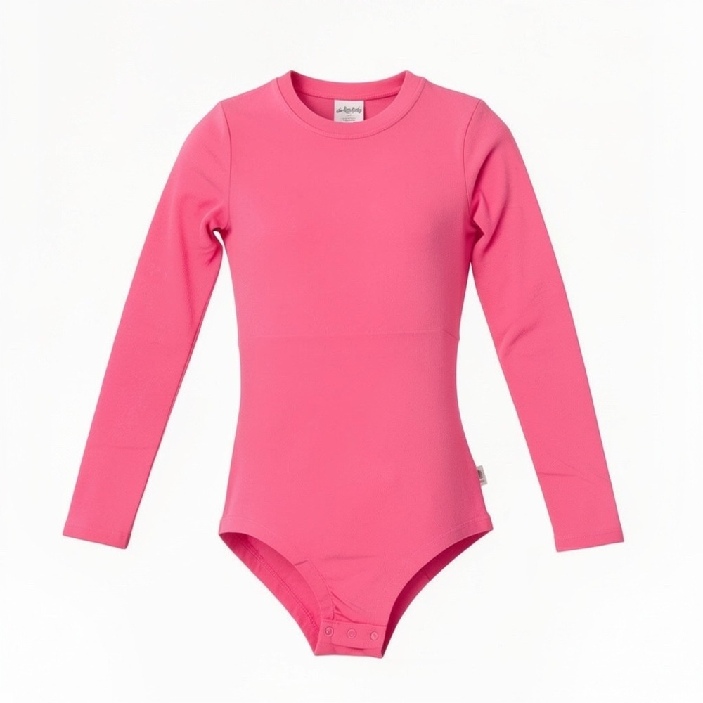 Bubble Baby Cosmo Pink Bamboo Long Sleeve Bodysuit XXS/XS